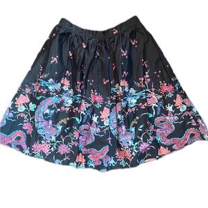 Dragon print ModCloth skirt